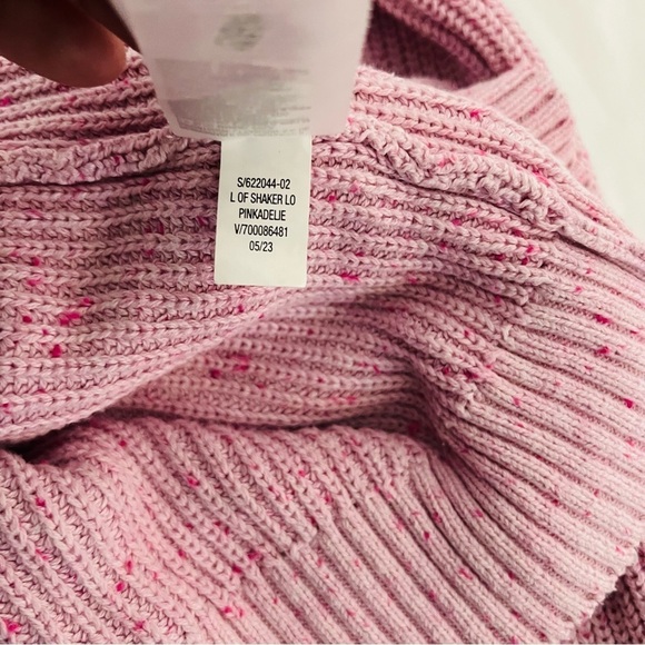 OLD NAVY Shaker-Stitch Cardigan Rose Speckled Size XL(12) Fits Women Small - Picture 7 of 8